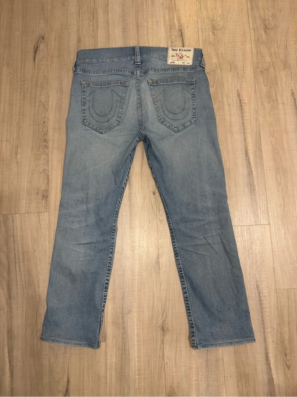 True Religion Ricky Relaxed Straight Jeans Men’s 34x32 Y2K Distressed